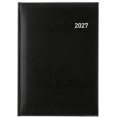 BIELLA Geschäftsagenda Quattro 2027 803410020027U 1T/1S schwarz ML 21x29.7cm