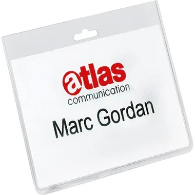 DURABLE Namensschilderh&uuml;lle 8135/19 transparent, 60x90mm 20 Stk.
