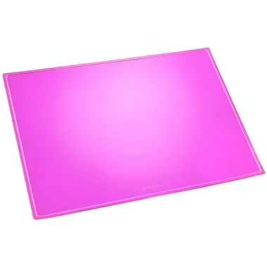 L&Auml;UFER Schreibunterlage Durella 32625 pink-transp. 53x40cm