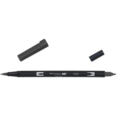 TOMBOW Dual Brush Pen ABT N25 lamp black