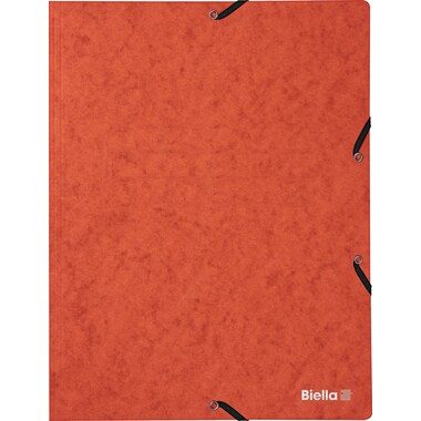 BIELLA Gummibandmappe A4 178401.35 orange, 355gm2 200 Bl.