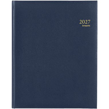 BREPOLS Agenda Concorde Lima Ku. 2027 0.240.1256 1W/2S blau 21x27cm