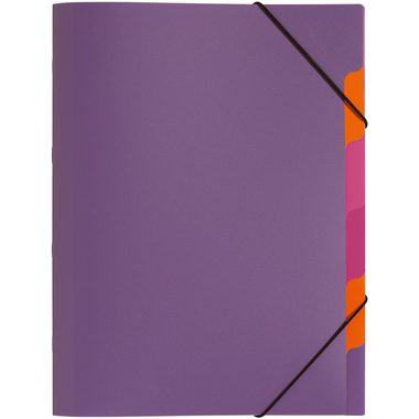 PAGNA Ordnungsmappe A4 41803-12 lilac 5-teilig
