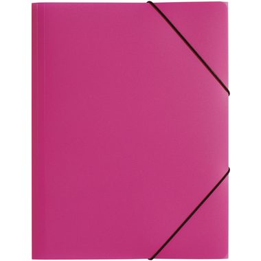PAGNA Gummizugmappe Trend PP A4 21613-34 3 Klappen rosa