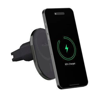 Mag Pro car holder and 15W charger compatible MagSafe | Puro
