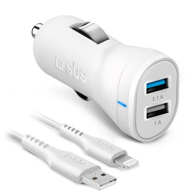 Dual-USB-Autoladegerät und Blitzkabel