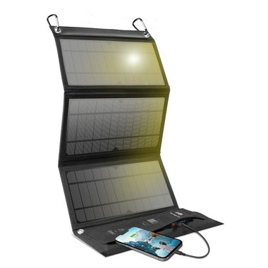 Tragbares Schnell-Ladegerät mit Solarmodul | SBS