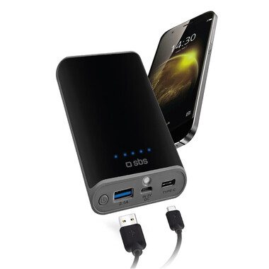 Powerbank 10.400 mA Typ C