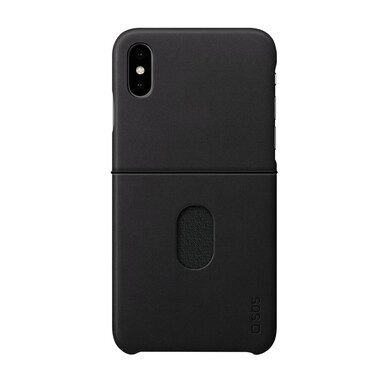 Hartcover aus echtem Leder für iPhone XR