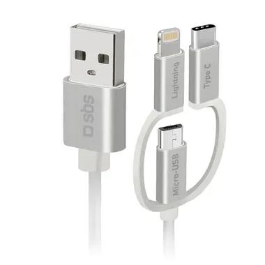 SBS, Type-C, USB zu Micro-USB-Kabel mit Lightning- und USB-C-Adaptern, Produkte & Wohnen