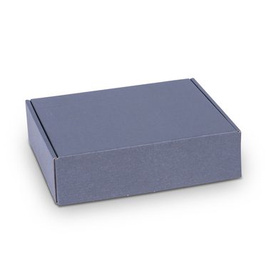 Geschenkbox mit Klappdeckel in anthrazit 232x182x62mm