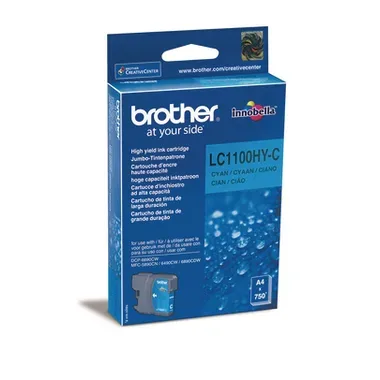 BROTHER Tintenpatrone HY cyan LC-1100HYC MFC-6490CW 750 Seiten