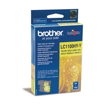 BROTHER Tintenpatrone HY yellow LC-1100HYY MFC-6490CW 750 Seiten