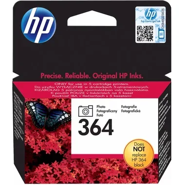 HP Tintenpatrone 364 ph.schwarz CB317EE PhotoSmart D5460 130 Seiten