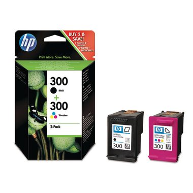 HP Combopack 300 schwarz/color CN637EE DeskJet D2560 je 1 St&uuml;ck