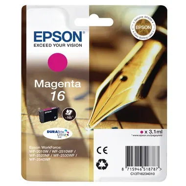 EPSON Tintenpatrone magenta T162340 WF 2010/2540 165 Seiten