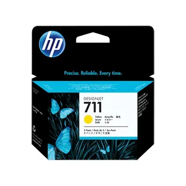 HP Tintenpatrone 711 yellow CZ136A DesignJet T120/520 3x29ml