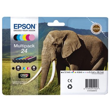 EPSON Multipack Tinte 6-color T242840 XP 750/850 6x360 Seiten