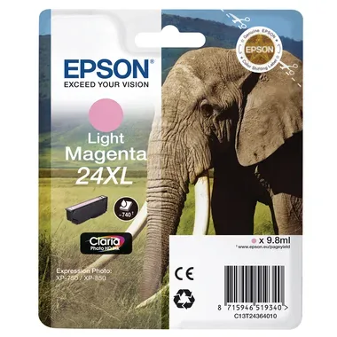Epson 24XL Original Tintenpatrone C13T24364012 Hell Magenta