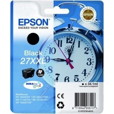 EPSON Tintenpatrone XXL schwarz T279140 WF 3620/7620 2200 Seiten