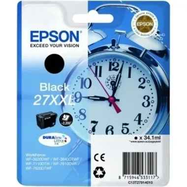 EPSON Tintenpatrone XXL schwarz T279140 WF 3620/7620 2200 Seiten