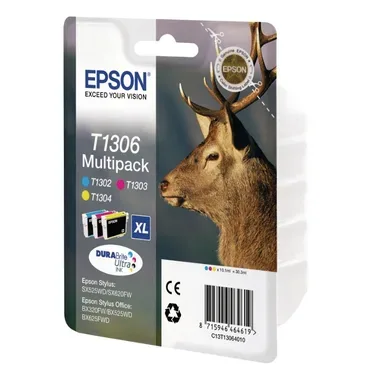 EPSON Multipack Tinte XL CMY T130640 Stylus SX525WD 3x10.1ml