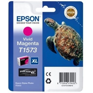 EPSON Tintenpatrone vivid magenta T157340 Stylus Photo R3000 26ml