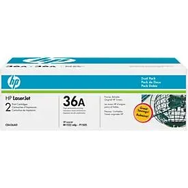 HP Toner-Modul 36A schwarz CB436AD LaserJet P1505 2 St&uuml;ck