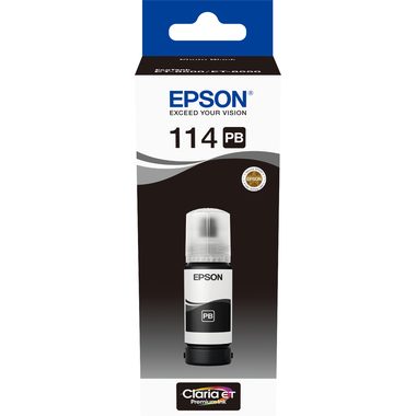 EPSON Tintenbeh&auml;lter 114 ph. schwarz T07B140 EcoTank ET-8500 6700 Seiten