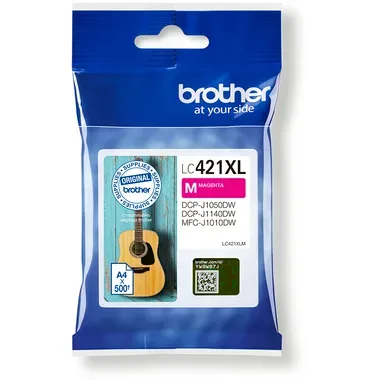 BROTHER Tintenpatrone HY magenta LC-421XLM DCP-J1050 500 Seiten