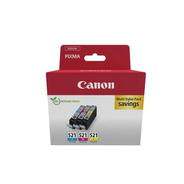 CANON Multipack Tinte CMY CLI-521Pack PIXMA IP 3600 3x9ml
