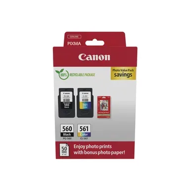 Canon -  CRG PG-560/CL-561 Photo Valuepack, Tintenpatronen