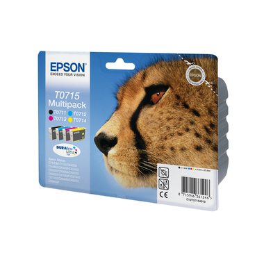 EPSON Multipack Tinte CMYBK T071540 Stylus DX4000 5.5/7.4ml