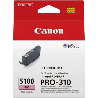 Canon C5100PM Druckerpatronen photo magenta - Canon PFI-5100PM für z.B. Canon imagePROGRAF PRO -310