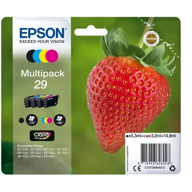 EPSON Multipack Tinte CMYBK T298640 XP-235/335/435 4-color