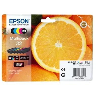 EPSON Multipack Tinte CMYBK/PhBK T333740 XP-530/630/830 5-color