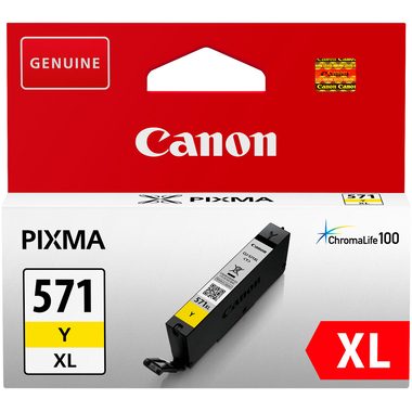 CANON Tintenpatrone XL yellow CLI-571XLY PIXMA MG5750 11ml