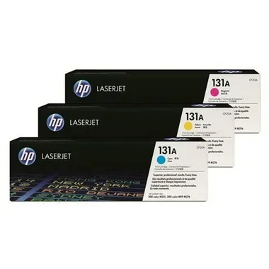 HP 131A Original Tonerkartusche U0SL1AM Cyan, Magenta, Gelb Multipack 3 Stück