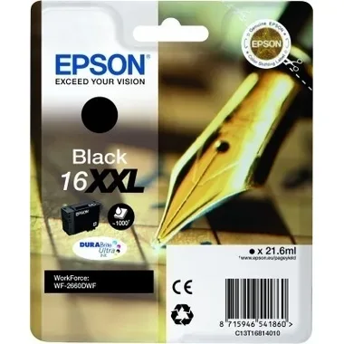 Epson 16XXL Original Tintenpatrone C13T16814012 Schwarz
