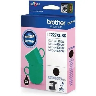 BROTHER Tintenpatrone schwarz LC-227XLBK MFC-J4620DW 1200 Seiten