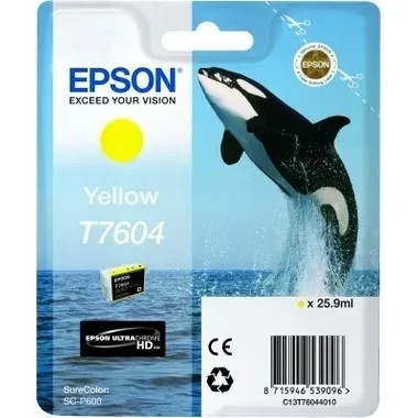 EPSON Tintenpatrone yellow T760440 SureColor P 600 25,9ml