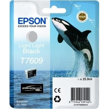 Epson -  Tintenpatrone light lig. schw. T760940 SureColor P 600 25,9ml, One Size