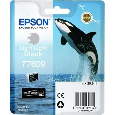 Epson -  Tintenpatrone light lig. schw. T760940 SureColor P 600 25,9ml, One Size