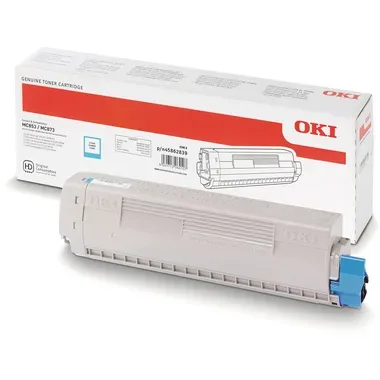 OKI Toner cyan 45862839 MC853/873 7300 Seiten