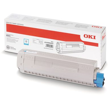 OKI Toner MC873 45862816 Original Cyan 10000 Seiten