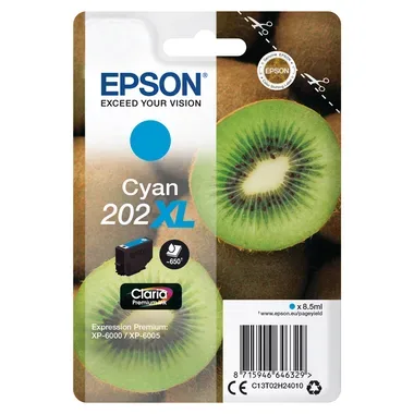 Epson 202XL Original Tintenpatrone C13T02H24010 Cyan 1