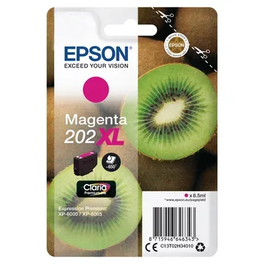 EPSON Tintenpatrone 202XL magenta T02H340 XP-6000/6005 650 Seiten