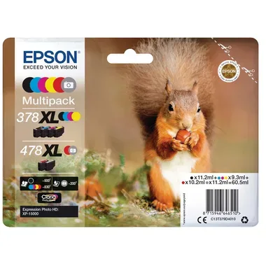 EPSON Multipack Tinte 478XL 6-color T379D40 XP-15000