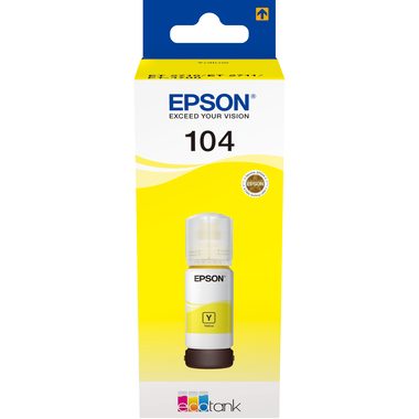 Epson - Tintenbehälter 104 yellow