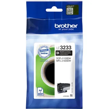 BROTHER Tintenpatrone schwarz LC-3233BK DCP-J1100DW 3000 Seiten